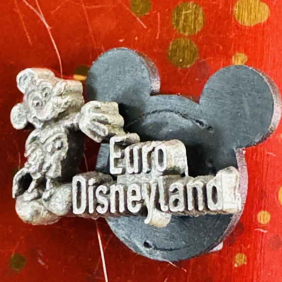 RARE Disney Pin Mini Tiny Disneyland Paris EURO DISNEY MICKEY Mouse EuroDisney